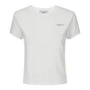 Coperni Logo Slim Fit T-Shirt White, Dam