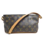 Louis Vuitton Vintage Pre-owned Tyg louis-vuitton-vskor Brown, Dam