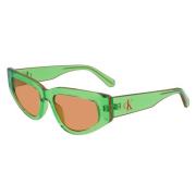 Calvin Klein Grön Transparent Solglasögon Ckj23603S 300 Green, Unisex