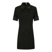 Sportmax Cipro Kort Klänning Black, Dam