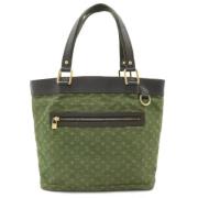 Louis Vuitton Vintage Pre-owned Canvas totevskor Green, Dam