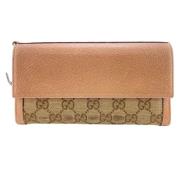 Gucci Vintage Pre-owned Canvas plnbcker Beige, Dam