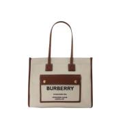 Burberry Bomull handvskor Beige, Dam