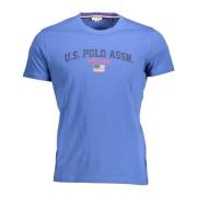 U.s. Polo Assn. T-shirt med framträdande logotryck Blue, Herr