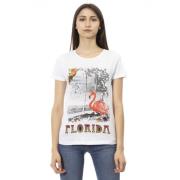 Trussardi T-Shirts White, Dam