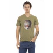 Trussardi T-Shirts Green, Herr