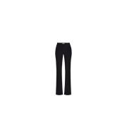 Nina Ricci Svarta Bootcut Byxor Black, Dam