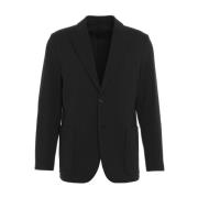 Paolo Pecora Svart Blazer Aw24 Herrmode Black, Herr