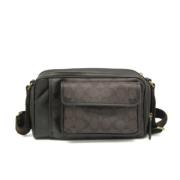 Coach Pre-owned Pre-owned Tyg axelremsvskor Black, Dam