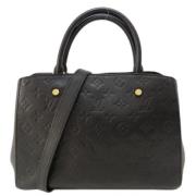 Louis Vuitton Vintage Pre-owned Tyg louis-vuitton-vskor Black, Dam