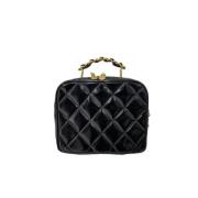 Chanel Vintage Pre-ownedLäderchanel-vskor Black, Dam