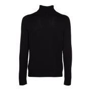 Dondup Stiliga Dolcevita Sweaters Black, Herr