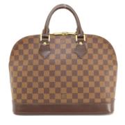 Louis Vuitton Vintage Pre-owned Canvas handvskor Brown, Dam