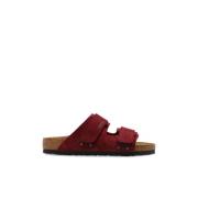 Birkenstock Uji Slides Red, Dam