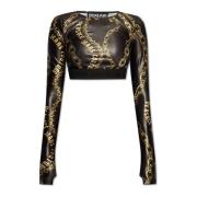 Versace Jeans Couture Topp med logotyp Multicolor, Dam