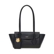 Salvatore Ferragamo Svart Läder Axelväska Black, Dam