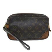 Louis Vuitton Vintage Pre-owned Canvas kuvertvskor Brown, Dam