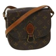 Louis Vuitton Vintage Pre-owned Canvas louis-vuitton-vskor Brown, Dam