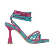 Alma EN Pena Rhinestone Knut Sandal Multicolor, Dam