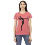 Trussardi Elegant Rosa Kortärmad T-shirt Pink, Dam