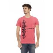 Trussardi Stiligt Rosa Kortärmad T-shirt Pink, Herr