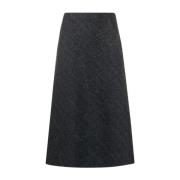 Maison Margiela Fashionable Skirt Range Gray, Dam