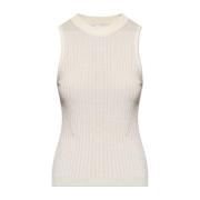 Birgitte Herskind Ribbed Top Anna Beige, Dam