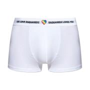 Dsquared2 Boxershorts med logotyp White, Herr