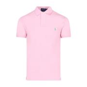 Ralph Lauren Rosa Polo T-shirt med Klassisk Krage Pink, Herr