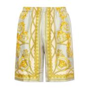 Versace Sidenshorts Beige, Herr