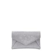 Stuart Weitzman Glamorös Loveletter Mini Clutch Gray, Dam