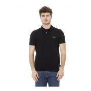 Baldinini Trend Polo Shirt med Logo Black, Herr