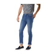 Mason's Slim Fit Stretch Denim Byxor Blå Blue, Herr