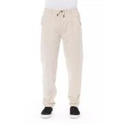 Baldinini Elegant Beige Chino Byxor Beige, Herr