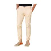 Mason's Stretch satin chino byxor i pastellrosa Pink, Herr