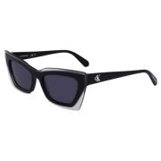 Calvin Klein Solglasögon Ckj23656S 001 Svart/Grå Black, Unisex