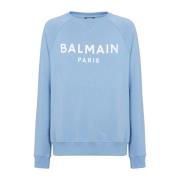 Balmain Paris sweatshirt Blue, Herr