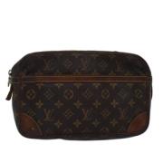 Louis Vuitton Vintage Pre-owned Canvas kuvertvskor Brown, Dam