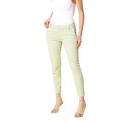 Mason's Curvy Chino Byxor med Blomsterband Green, Dam