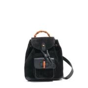 Gucci Vintage Pre-owned Laeder totevskor Black, Dam