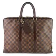 Louis Vuitton Vintage Pre-owned Canvas louis-vuitton-vskor Brown, Dam