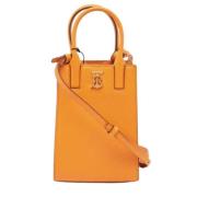 Burberry Vintage Pre-owned Laeder totevskor Orange, Dam