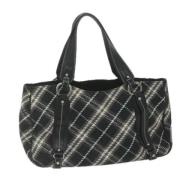 Burberry Vintage Pre-owned Canvas totevskor Black, Dam