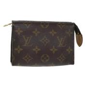 Louis Vuitton Vintage Pre-owned Canvas necessrer Brown, Dam