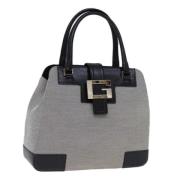 Gucci Vintage Pre-owned Canvas gucci-vskor Gray, Dam