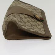 Gucci Vintage Pre-owned Canvas kuvertvskor Brown, Dam