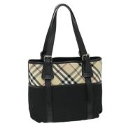 Burberry Vintage Pre-owned Nylon totevskor Black, Dam