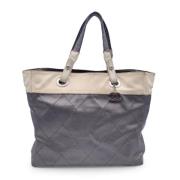 Chanel Vintage Pre-owned Canvas totevskor Gray, Dam