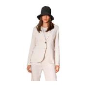 Mason's Helena Linen Viscose Blazer Beige, Dam