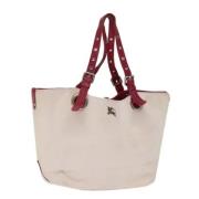 Burberry Vintage Pre-owned Canvas totevskor White, Dam